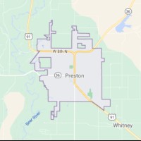 Preston, Idaho map